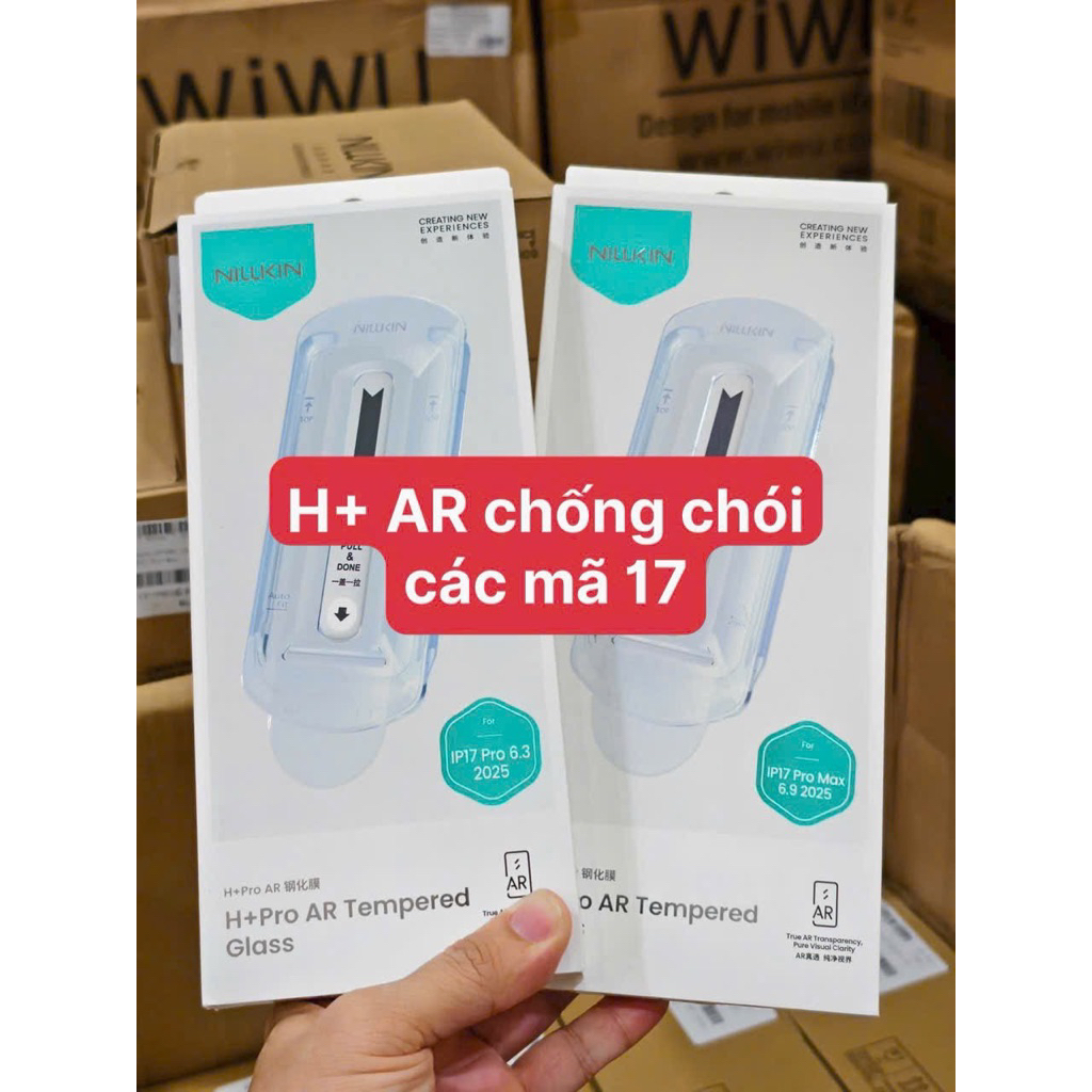 Kính cường lực NILLKIN CP+ AR chống chói tự dán dành cho ip17 / ip18 pro/ ip 17 Air/ ip18 pro max