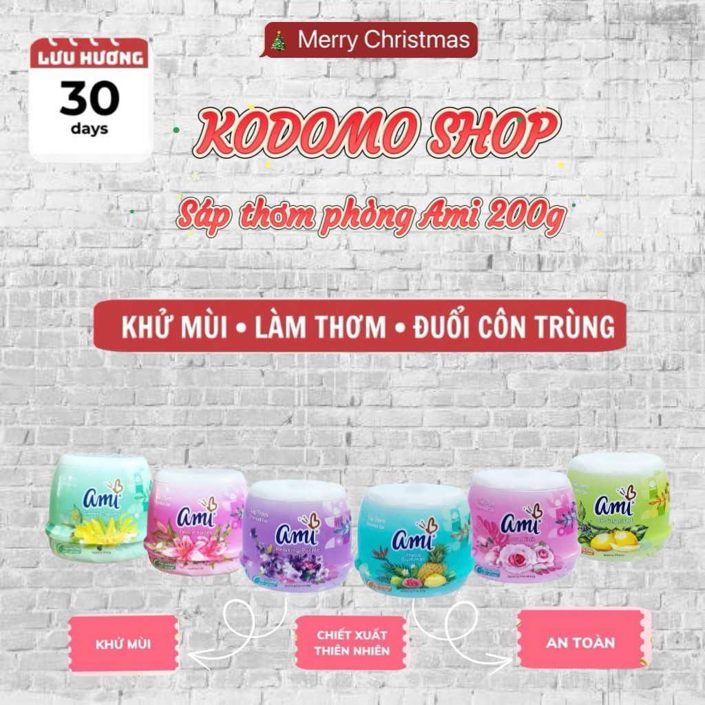 SÁP THƠM AMI 200G ( nhiều lựa chọn)