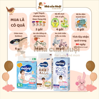  Tã - Bỉm Moony Natural Xanh Hàng Nội Địa Nhật Chính Hãng Đủ Size NB76 NB62 S70 S58 M46 M56  M52 L36 L38 L54 L44 XL38 32 