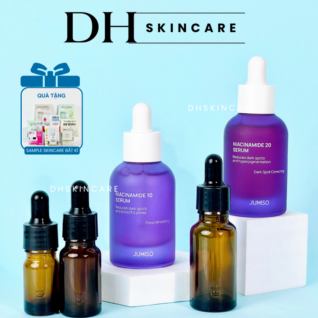 Tinh Chất Jumiso Niacinamide 10/20% Serum Kiềm Dầu, Dưỡng Sáng Mờ Thâm 40ml Dhskinare