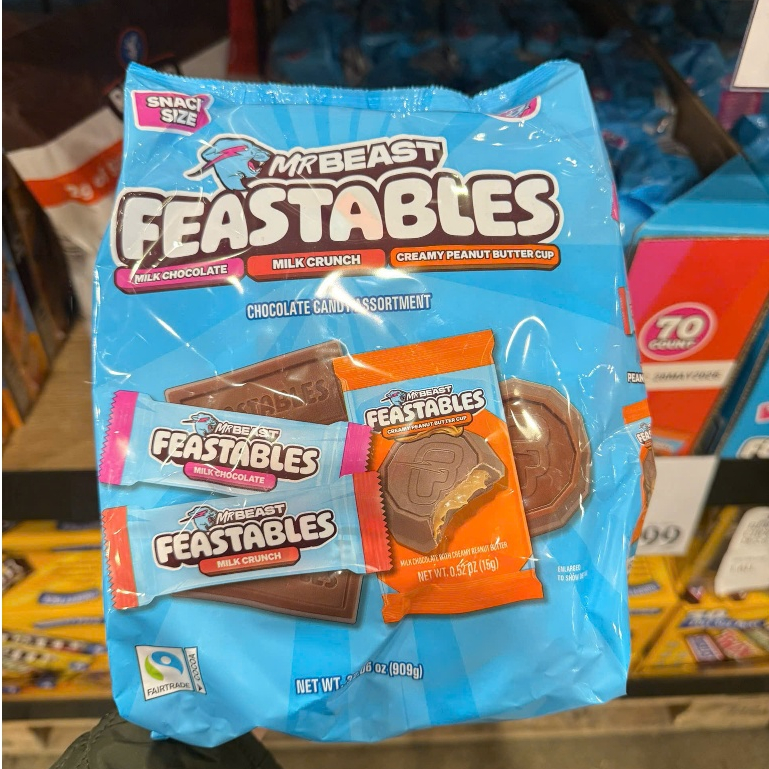 Feastables MrBeast Milk Chocolate Bar - Hàng Mỹ Chính Hãng