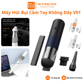 Máy Hút Bụi Không Dây Cầm Tay Car Vacuum Cleaner V01 Có 2 Chế độ Thổi Bụi Và Hút Bụi Nhà Và Xe Hơi