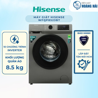 WFQP8523BT Máy giặt Hisense Inverter 8.5 kg WFQP8523BT, Inverter Pro, Giặt Hơi Nước Pure Steam