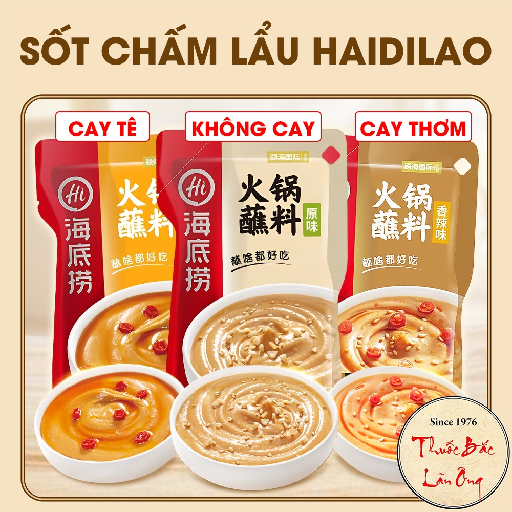 Sốt chấm lẩu Hadilao, sốt chấm lẩu  Hadilao, cay tê, thơm ngon, chuẩn vị - Lãn Ông