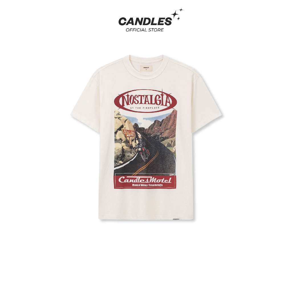 Áo Thun Candles Motel Oversize Tee Unisex