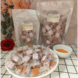   Tặng Muối  Kẹo Me Sấy Cay Trường Xương_ chua cay_ Candy Ăn Vặt-Snack-nguyên liệu topping Trà Me 