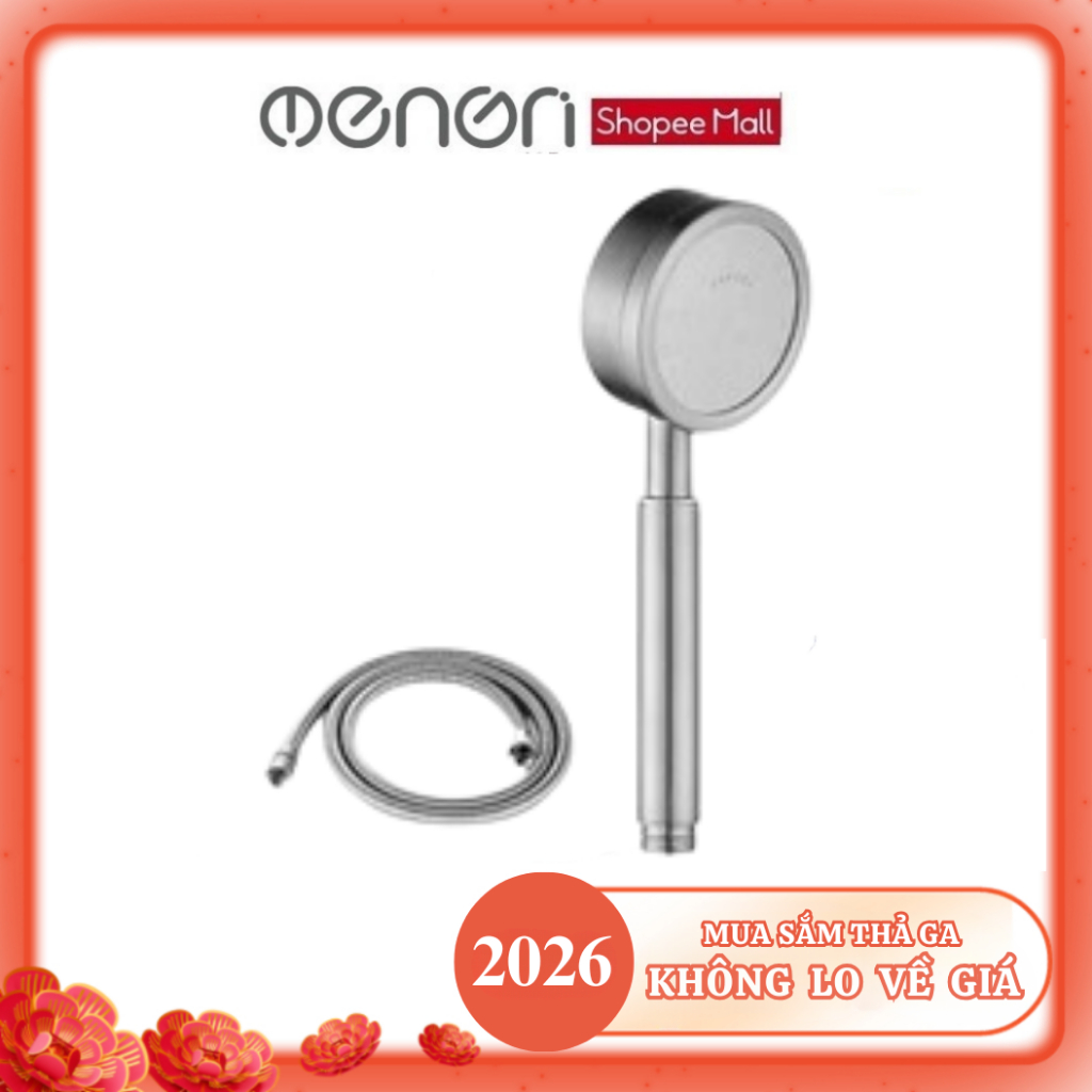 Vòi Hoa Sen Nhà Tắm INOX 304 Tăng Áp Lực Nước Có Kèm Dây 1,5m - OENON