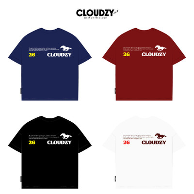 Áo thun boxy streetwear CLOUDZY unisex local brand 100% cotton 250GSM dày dặn áo phông hè đi học SPIRIT