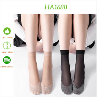 Combo 10, 5 đôi Tất Da chân Nữ Hàng đẹp Đa dạng mẫu,Tất Da có đế lót chống trơn,trượt Thoáng khí chống hôi chân Ha1688