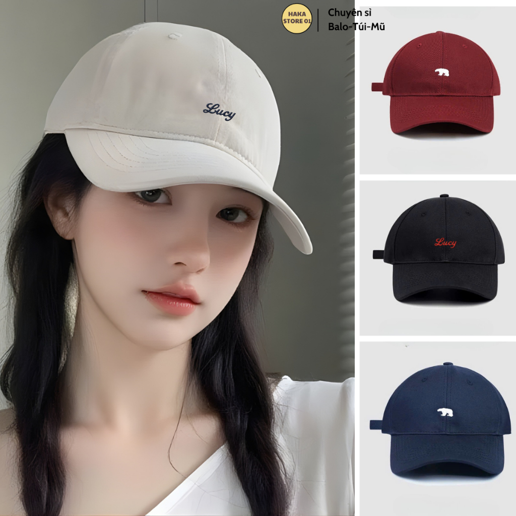 Mũ lưỡi trai nam nữ đa dạng họa tiết thêu chữ ,Nón kết phong cách Ulzzang form unisex nam nữ