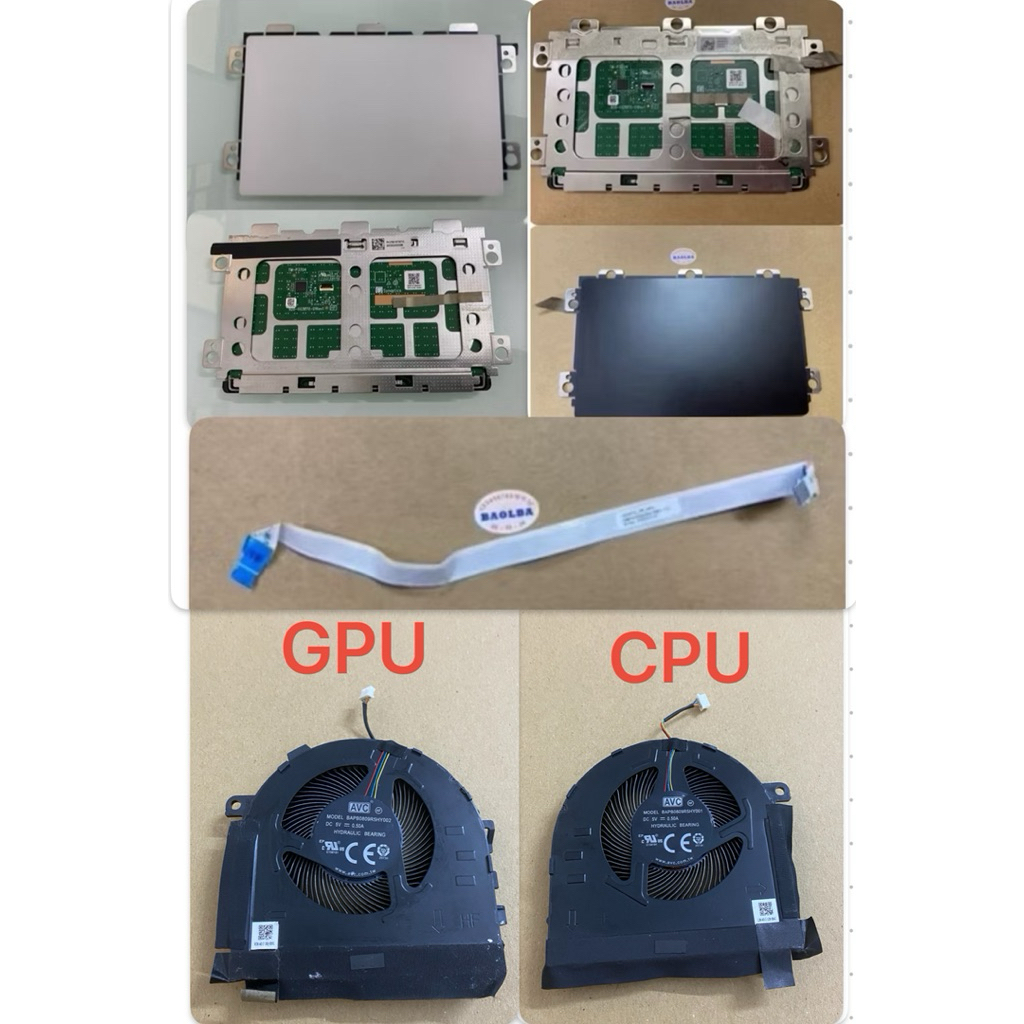 Linh kiện laptop_IdeaPad Gaming 3-15 3-15ACH6 3-15IHU6 - Quạt tản nhiệt - Chuột cảm ứng touchpad