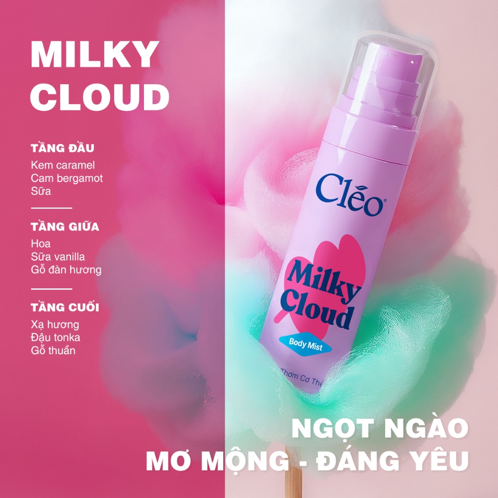 [MỚI RA MẮT] Combo 2 Xịt Thơm Toàn Thân Body Mist Cleo Năng Động và Đáng Yêu 30ml | BigBuy360 - bigbuy360.vn