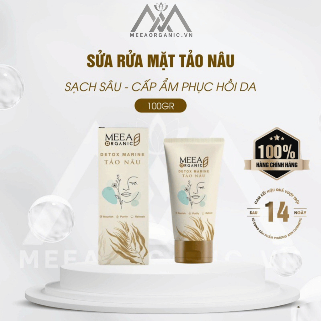 Sữa rửa mặt tảo nâu Detox Marin Meea Origin