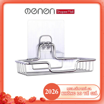Khay Đựng Xà Bông Nhà Tắm INOX  - Lắp Đặt Dán Tường Siêu Chắc - OENON