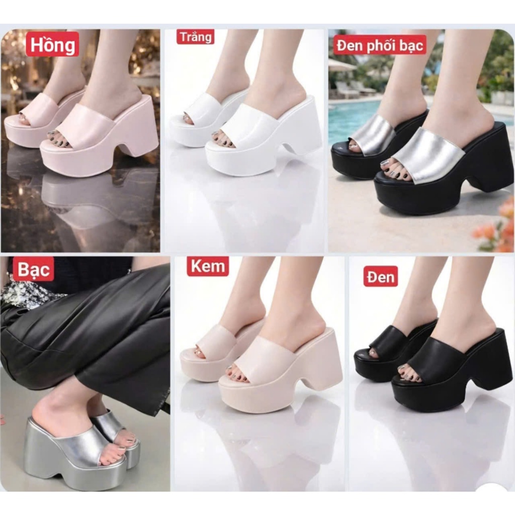 DÉP CG ĐẾ LÕM QUAI NGANG 10CM HÀNG LOẠI CAO CẤP CỰC XINH gnx
