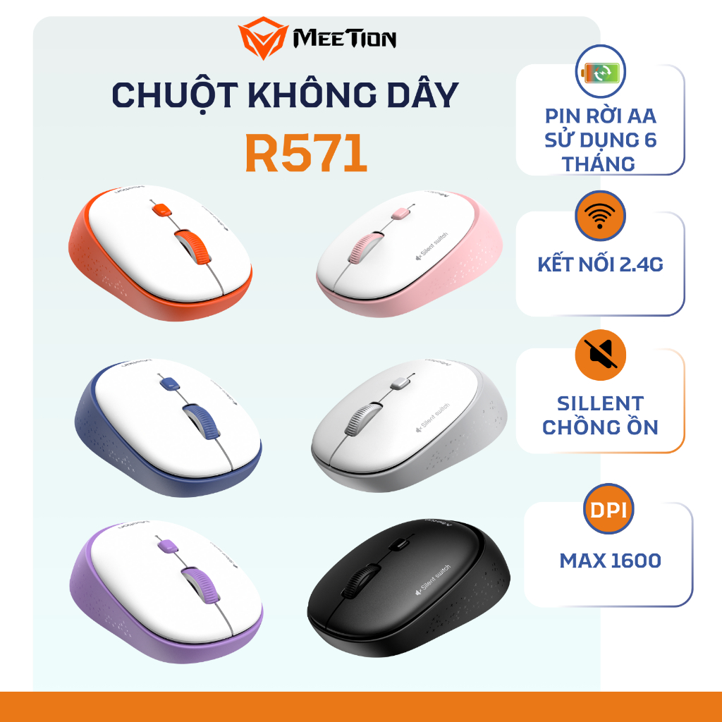 Chuột không dây Meetion R571