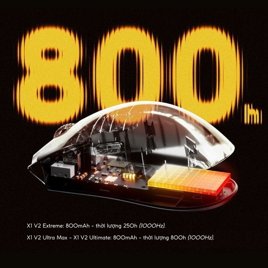 [⚡Cực Hot] Chuột Gaming Không Dây ATK X1 Ultimate - Paw3950Ultra, 8KHz PollingRate, Nordic 52840 NEW | BigBuy360 - bigbuy360.vn