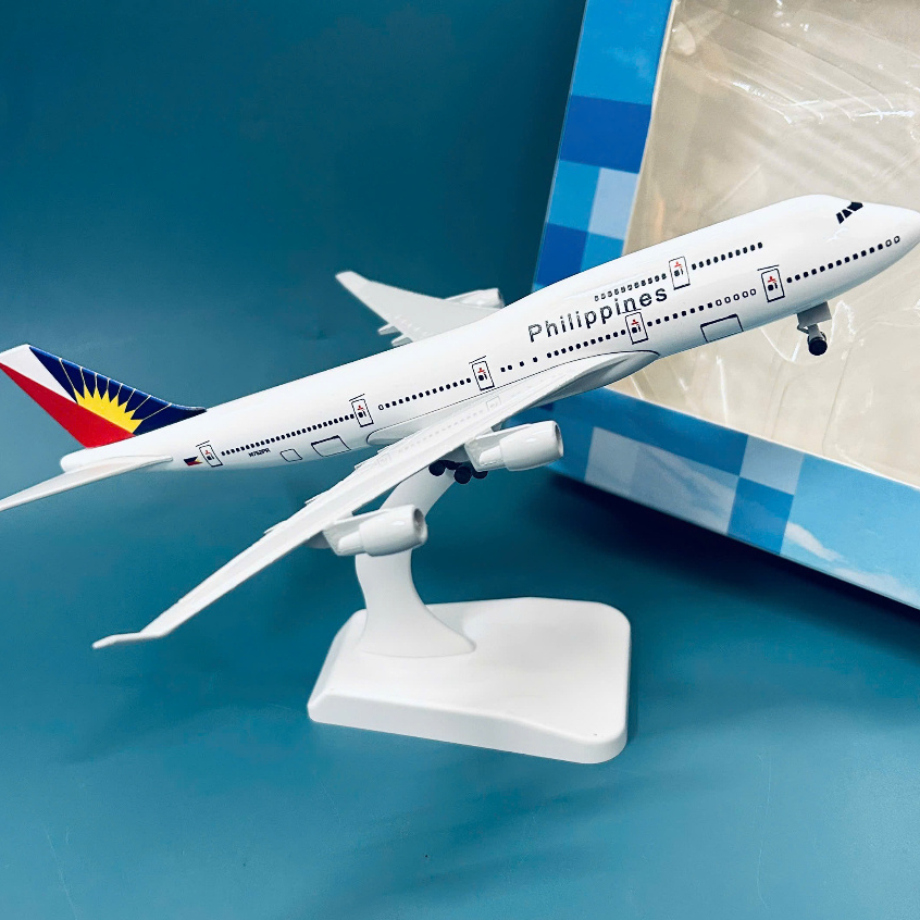 MÁY BAY BOEING 747 PHILIPPINES AIRLINES | QUÀ TẶNG HÀNG KHÔNG MÔ HÌNH KIM LOẠI ĐÚC KHUÔN TỈ LỆ 1/400