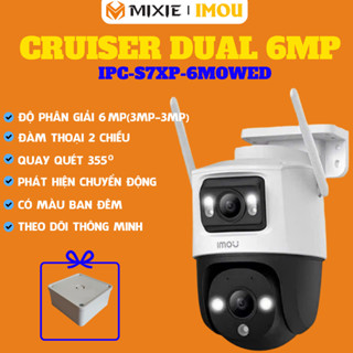 Camera IMOU 2 Mắt Ngoài Trời IMOU Cruiser Dual 6MP/10MP ( S7XP) | Tầm Nhìn Bam Đêm Có Màu | Ống Kính Kép Góc Rộng