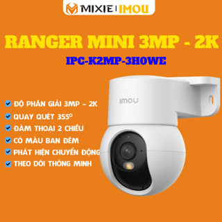Camera IMOU Ranger Mini 3MP/5MP - Camera trong nhà tích hợp chân đế gắn tường, quan sát ban đêm thông minh