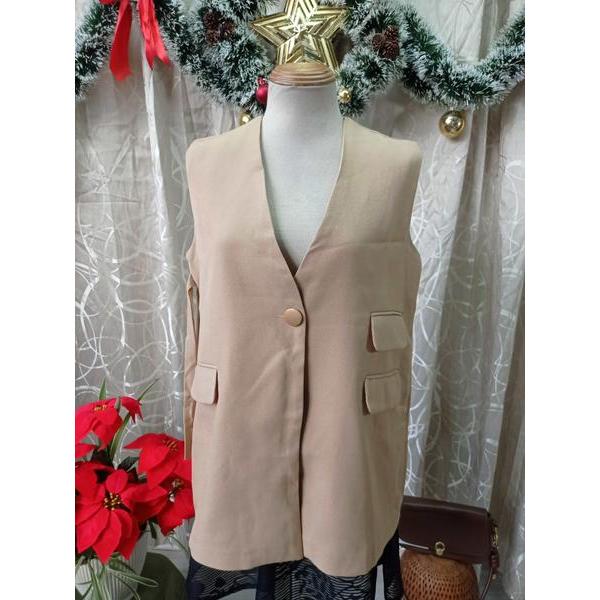 NALIA NEW TAG - Áo gile 1 cúc bymo - SIZE M