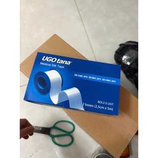 Hộp 12 băng keo lụa Urgo ( Cuộn 2,5cm * 5m) Tana chất ượng cực tốt