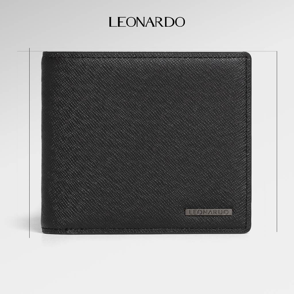 Ví da nam Leonardo Ví Mercury RFID Blocking da Taiga chống sóng RFID bảo mật bền đẹp dùng hằng ngày
