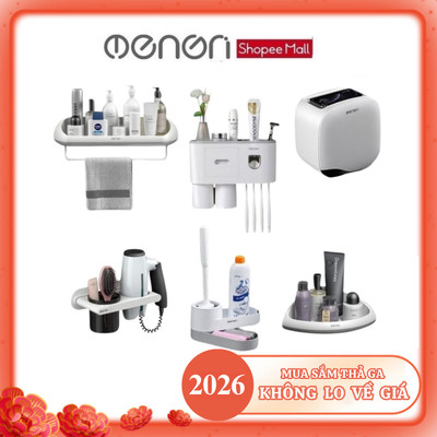 Phụ Kiện Phòng Tắm OENON Chất Liệu Nhựa ABS Dán Tường Gạch Men