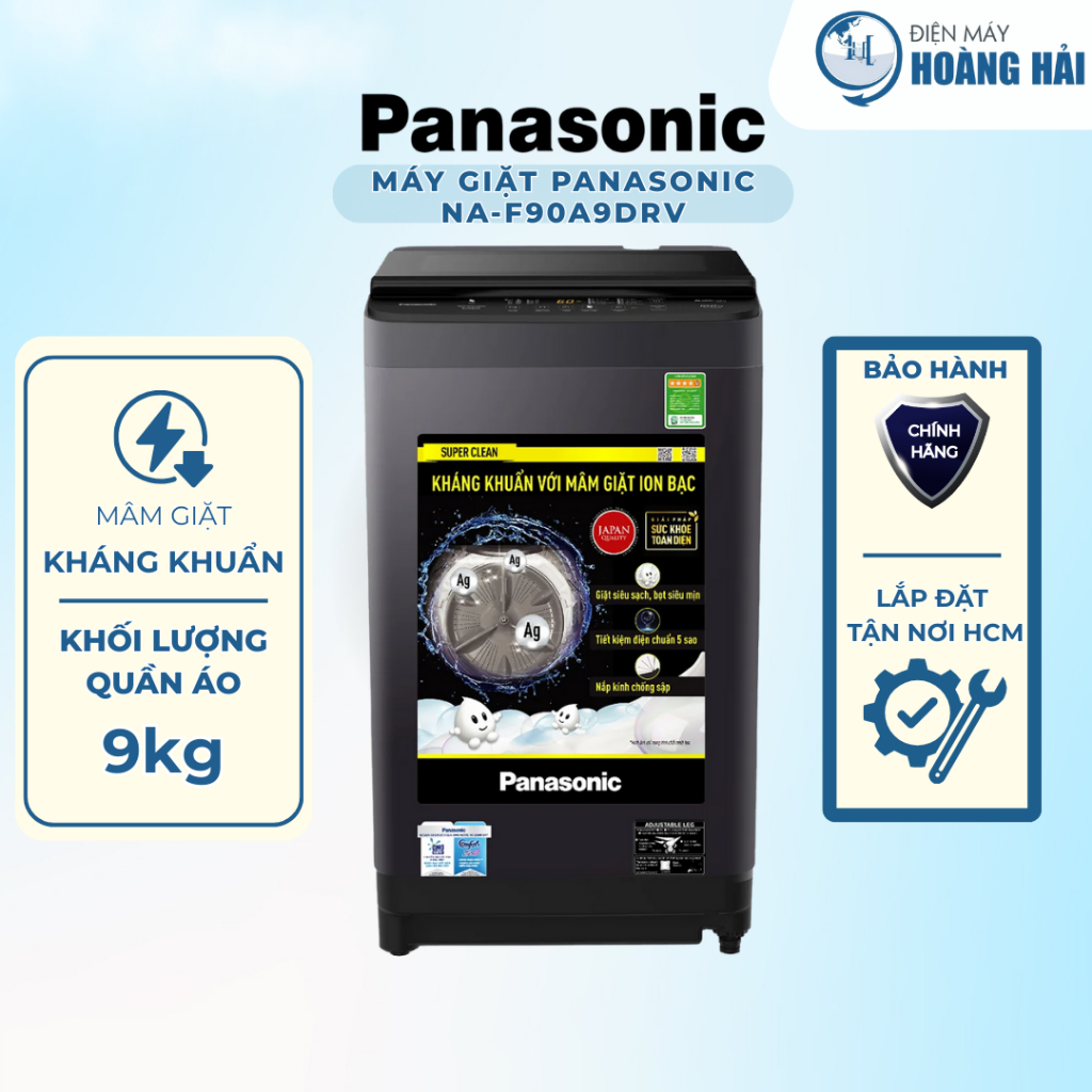 NA-F90S10BRV MÁY GIẶT CỬA TRÊN PANASONIC 9KG NA-F90S10BRV