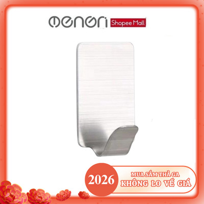 Bộ 5 Móc INOX Dán Tường Keo 3M, Treo Quần Áo Chìa Khóa Đồ Dùng Gia Đình - OENON