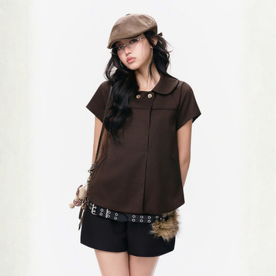 TUBYCATU Quần Short Eden Khóa Kéo Sau Vải Ruby Cao Cấp Năng Động Cá Tính (KHÔNG KÈM BELT)