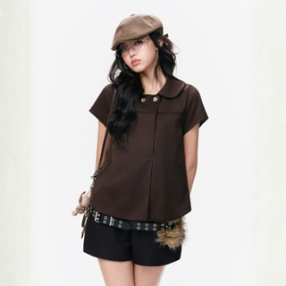  TUBYCATU Quần Short Eden Khóa Kéo Sau Vải Ruby Cao Cấp Năng Động Cá Tính  KHÔNG KÈM BELT  