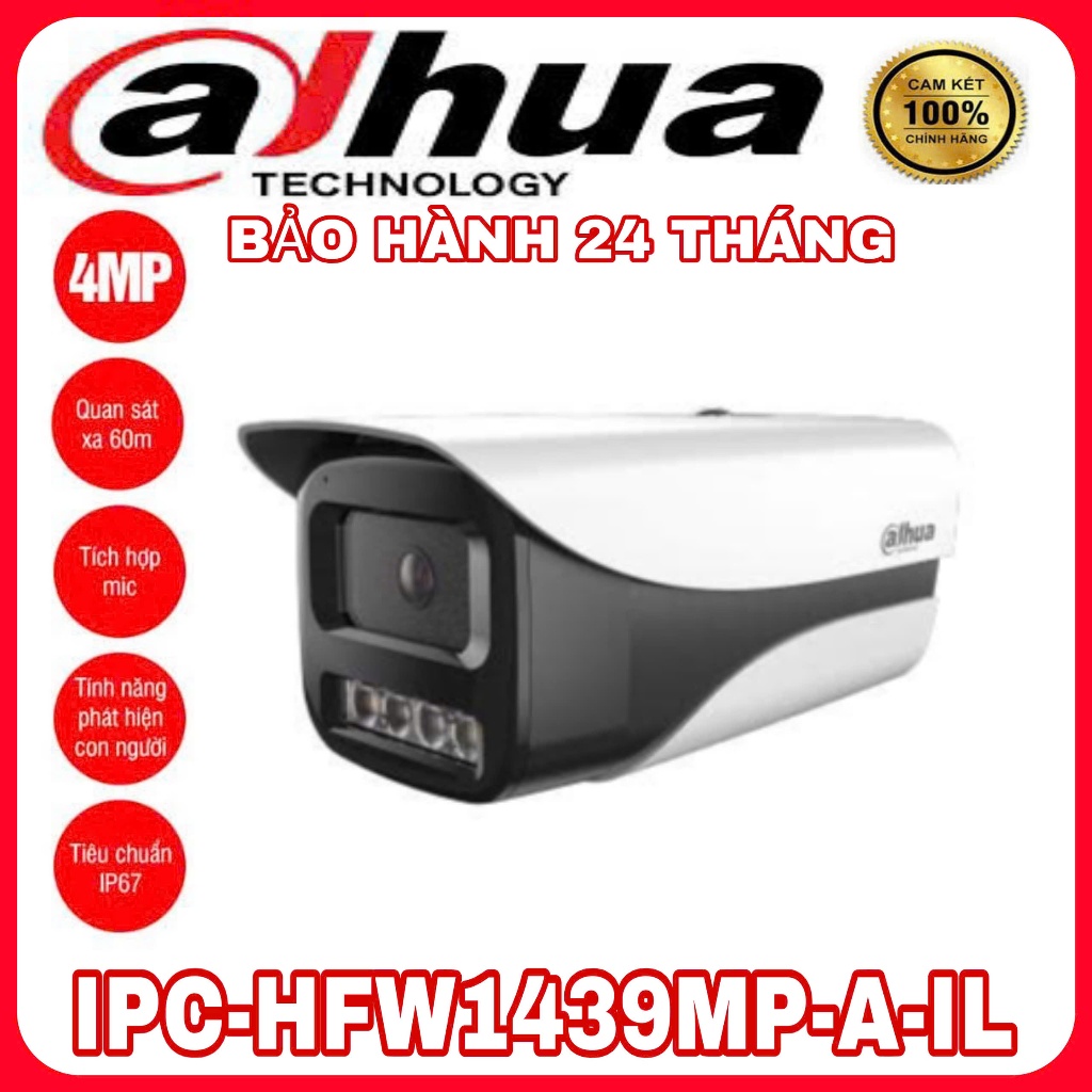 Camera IP 4MP DAHUA DH-IPC-HFW1439MP-A-IL