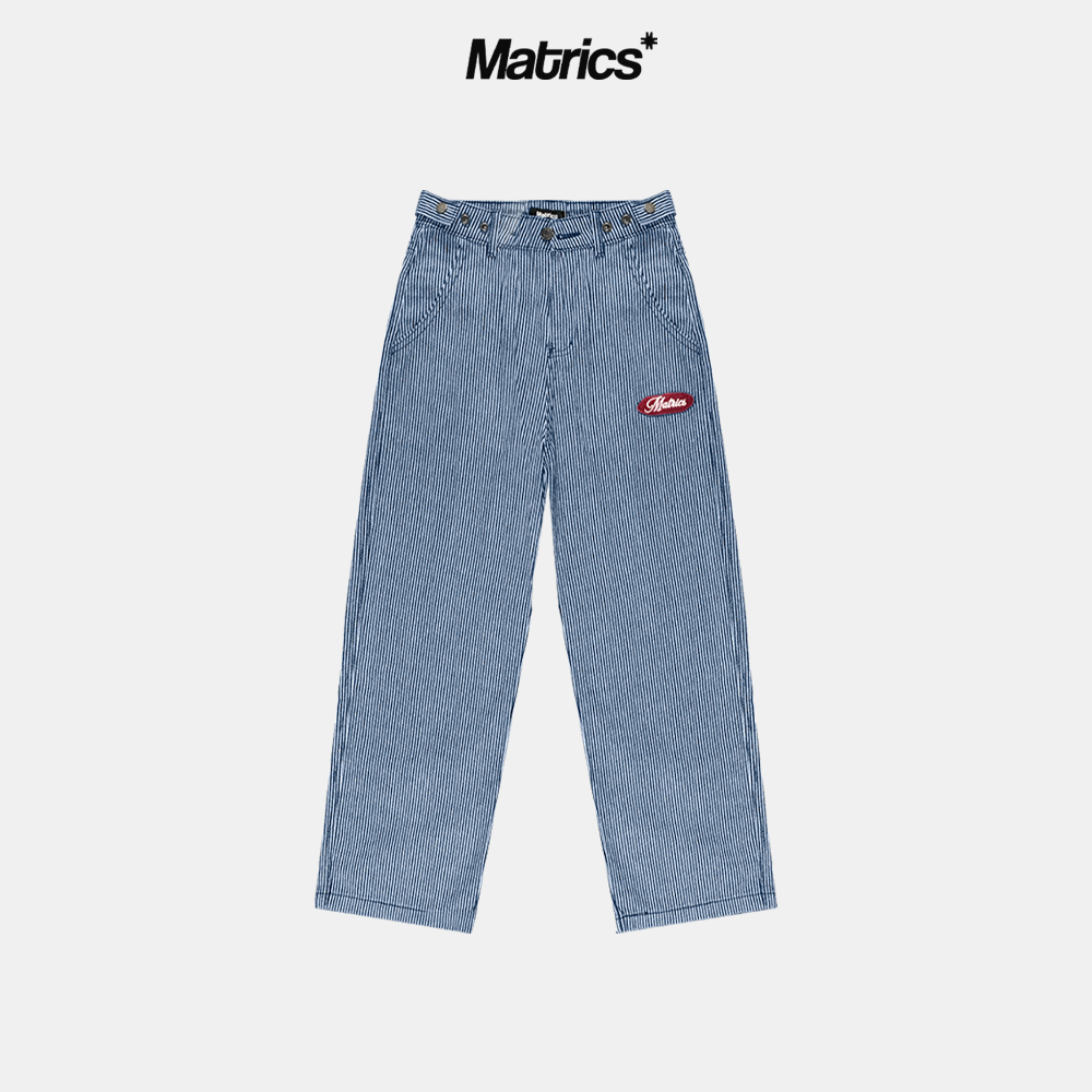 Quần Jeans Ống Rộng / Denim Matrics Icon - Blue