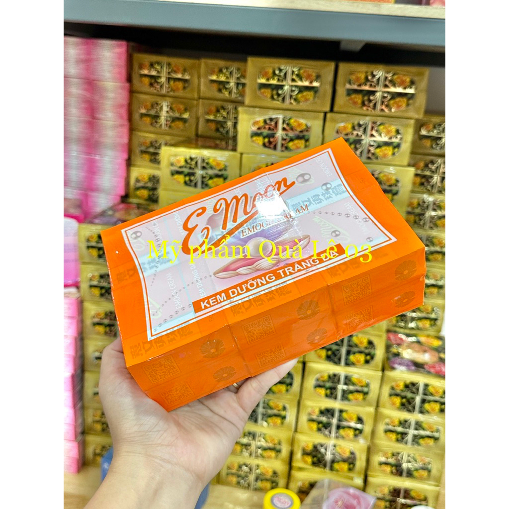 (hàng việt) nguyên lố 12 hủ kem emon trắng da 5gram hàng cty