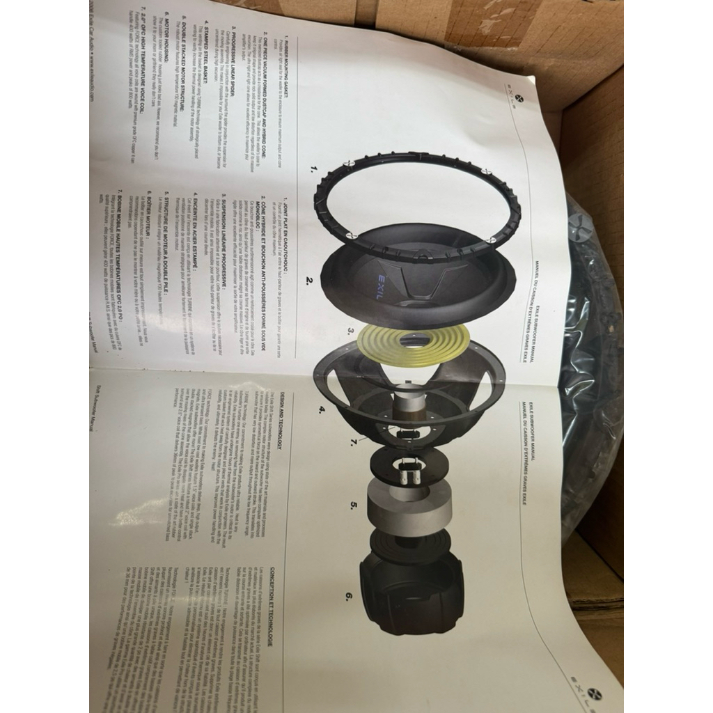 Loa Subwoofer Mỹ Exile 30cm 12inch