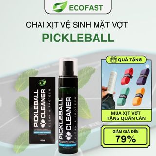  Chai Xịt Vệ Sinh Mặt Vợt Pickleball Ecofast Hương Bạc Hà 100ML Chuyên Dụng Vệ Sinh Và Bảo Vệ Mặt Vợt 