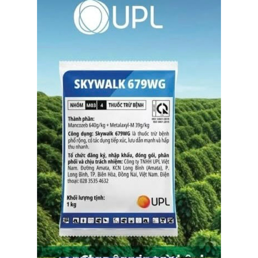 Skywalk 679wg 1Kg cty Upl: Metalaxyl dạng cốm phòng nhanh- trừ bệnh tới rễ