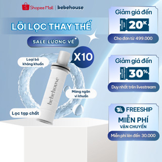  Lõi Lọc Thay Thế Cho Vòi Sen Tắm Lọc Nước Khử Clo Dư HT048 BEBEHOUSE 