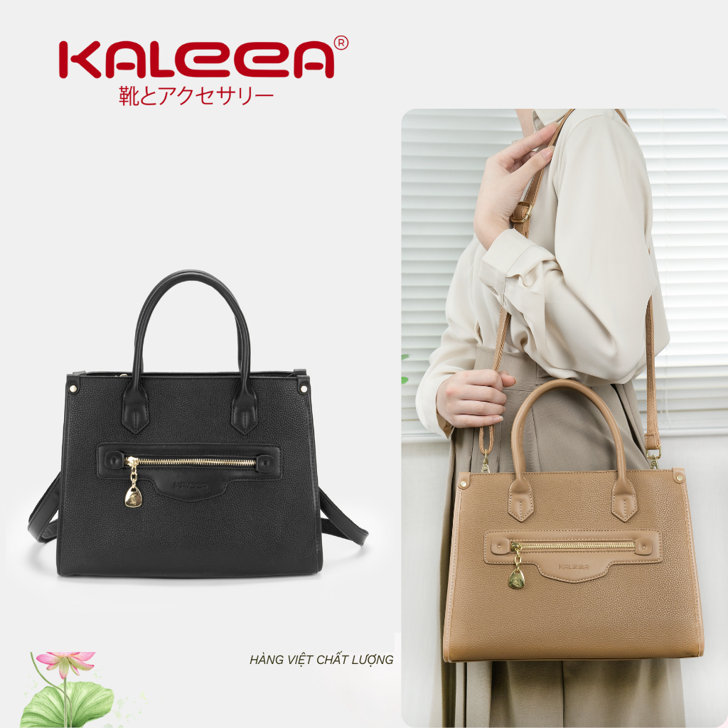[SALE] Kaleea - Túi Xách Nữ Da Kiểu Dáng Basic Thanh Lịch, Thời Trang Size 30cm - TX02