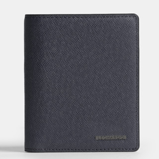 Ví da nam Leonardo Ví Mercury dáng đứng Da Taiga cao cấp chống thấm bền mềm dùng hằng ngày làm quà tặng