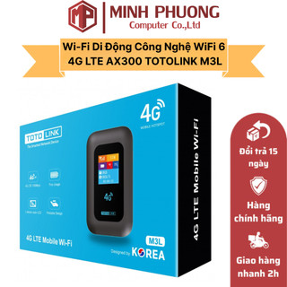 Bộ phát wifi 4g lte totolink mf180 m3l công nghệ wifi 6 ax300 - hàng chính hãng