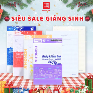  Giấy Kiểm Tra Kẻ Ngang Hồng Hà Dành Cho Học Sinh Cấp 2 Cấp 3 - 4932 4933 4965 4971 