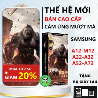 Kính cường lực chiến binh Samsung A12 A22 A32 A52 A52S A72 nano siêu mượt, hạn chế vân tay-Panda