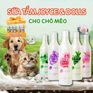  Sữa tắm cho chó mèo sữa tắm Joyce and Dolls thú cưng mượt lông lưu hương lâu 400ml 