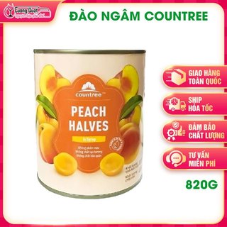 Đào Ngâm Đóng Lon Nhiều Hãng