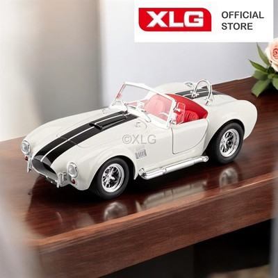 Mô hình xe Shelby Cobra 1:24 White – Xe Cổ Kinh Điển, Diecast Kim Loại Cao Cấp