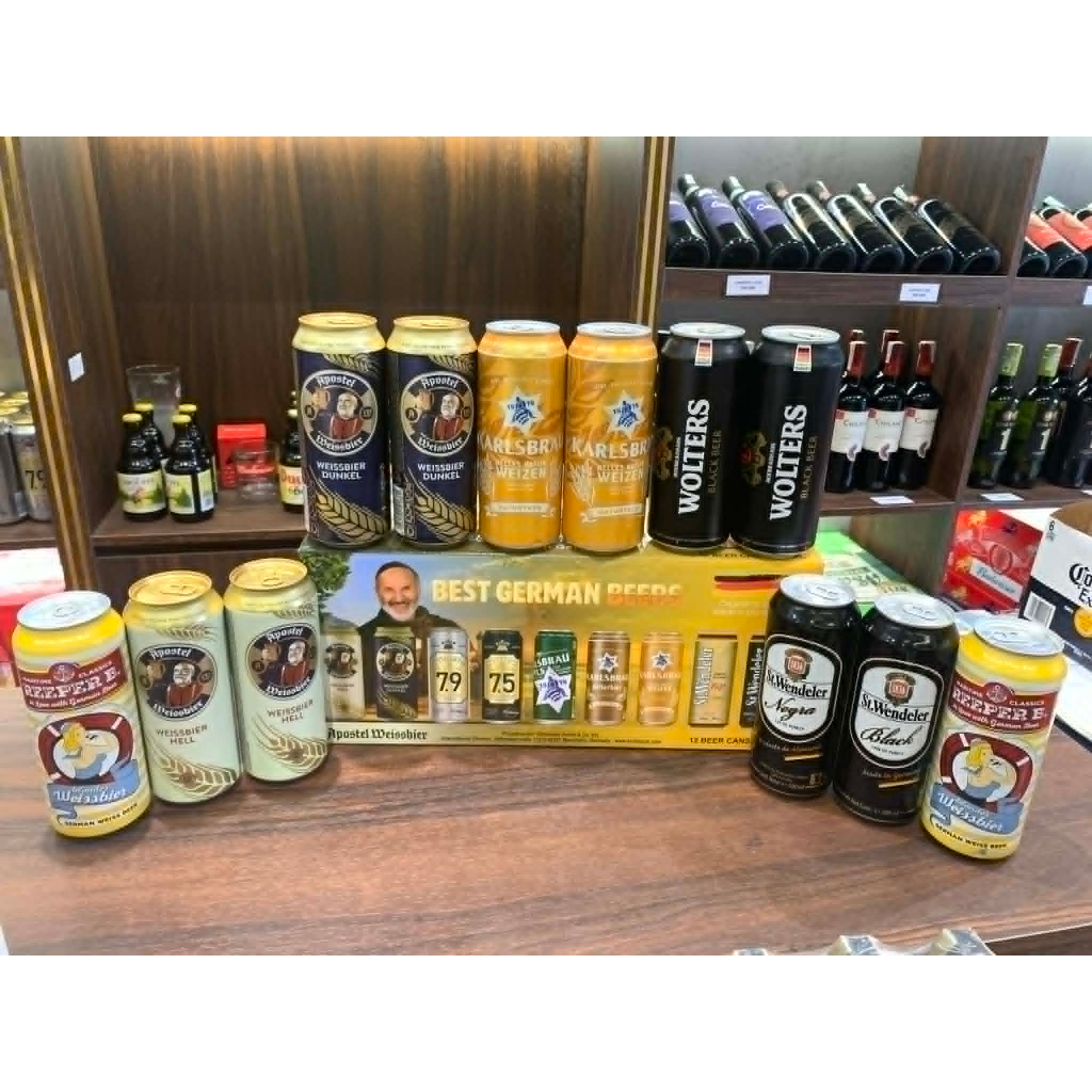 Hộp Quà Bia Nhập Khẩu Đức 12 Lon 500ml