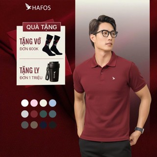   MÀU MỚI   Áo Polo nam trơn tay ngắn Falcon HAFOS chất liệu Smart Pique dày dặn polo nam basic nhiều màu dễ phối 