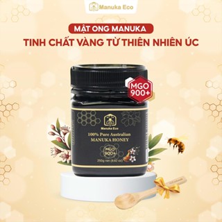  Mật Ong Manuka Nguyên Chất ManukaEco MGO 900+ Nhập Khẩu Úc Hỗ Trợ hô hấp Tăng Sức Đề Kháng Cải Thiện Sức Khỏe 